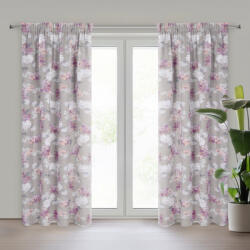Takoy Sötétítő függöny SHERRY etaminból virágmintával, félig átlátszó