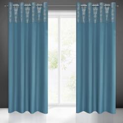 Takoy Sötétítő függöny DAFNE sima matt anyagból arany geometriai mintával díszítve