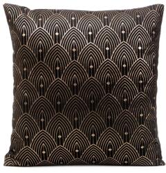 Takoy DESIGN 91 Díszpárnahuzat AGNES arany mintával art deco stílusban