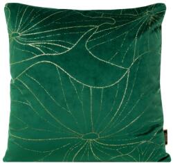 Takoy Bársony díszpárnahuzat BLINK 25 finom világos arany tavirózsa levelekkel-HF-388708