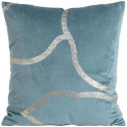 Takoy Bársony díszpárnahuzat BLINK 40 modern arany színű mintával