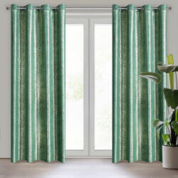 Takoy Puha bársony sötétítő függöny aranyszínű finom mintával -HF-371315