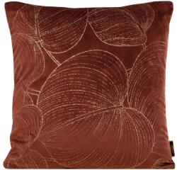 Takoy Puha bársony díszpárnahuzat BLINK 23 arany levélmintával