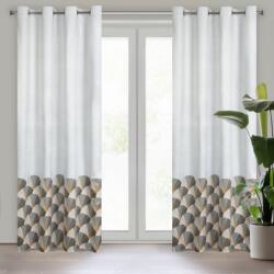 Takoy DESIGN 91 Bársony sötétítő függöny GINA legyezőmintával