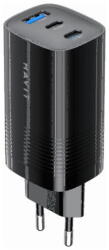 Havit Incarcator retea Havit UC20 EU, 1x USB, 2x USB-C, 65 W, Negru (UC20 EU)