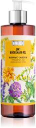 BIOBAZA 3in1 Body&Hair Gel Botanic Garden sampo, kondicionáló és tusfürdő 3 in 1 400 ml