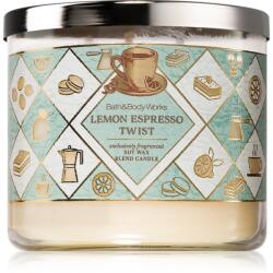 Bath & Body Works Lemon Espresso Twist illatgyertya 411 g