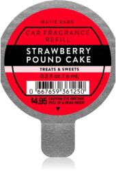 Bath & Body Works Strawberry Pound Cake parfum pentru masina rezervă 6 ml