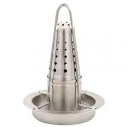 KINGHOFF Állvány csirke sütéséhez, Kinghoff KH 1880, Fűszertartó, Magasság 23 cm, Rozsdamentes acél, Inox (KH1880)