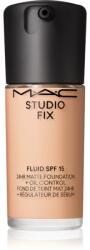 MAC Cosmetics Studio Fix Fluid SPF 15 24HR Matte Foundation + Oil Control mattító alapozó SPF 15 árnyalat N4.75 30 ml