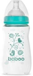 Baboo Anti-colic Glass Feeding Bottle Wide Neck biberon de sticlă 3m+ 250 ml