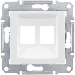 Schneider Electric Sedna 2xRJ45 adapter AMP, MOLEX, KELINE betétekhez fehér SDN4400621 Schneider (SDN4400621)