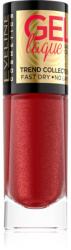 Eveline Cosmetics 7 Days Gel Laque Nail Enamel géles körömlakk UV/LED lámpa használata nélkül árnyalat 208 8 ml