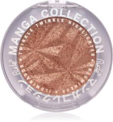 Rude Cosmetics Manga Collection Twinkle Twinkle Highlighter Pudra compacta ce ofera luminozitate culoare Rudeko's Dragon 4 g
