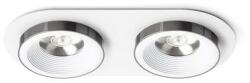 Rendl light studio R14571 SHARM LED mennyezeti lámpa, készlet fehér fekete króm (R14571)