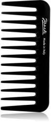 Janeke Black Line Small Supercomb pieptene de păr pentru aplicarea produselor cu textură de gel 11 × 5 cm 1 buc