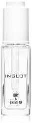 INGLOT Dry & Shine NF körömlakk száradását gyorsító fedőlakk pipettával 9 ml