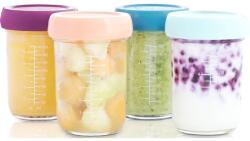 Babymoov Bowls Glass tálka kupakkal Glass 4x220 ml