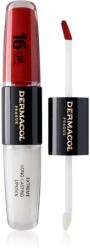 Dermacol 16H Lip Colour hosszan tartó rúzs és ajakfény árnyalat 20 Secret Lovespell 2x4 ml