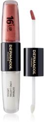 Dermacol 16H Lip Colour дълготрайно червило и гланц за устни цвят 05 Sparkling Muse 2x4ml