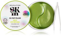 Revolution Skincare Skindividual Happy Hydrate De-Puff Hyaluronic Acid Jelly Eye Patches hidratáló gél párnácskák a szem köré 30 db