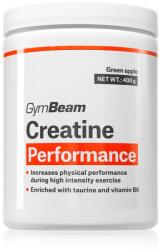 GymBeam Creatine Performance por támogatja a sportteljesítményt íz Green Apple 400 g