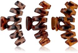Brushworks Tortoiseshell Claw Clips clama de par 3 buc