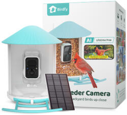  BIRDFY BIRDFY okos madáretető napelemmel H 36 x Sz 28 x M 19cm madár