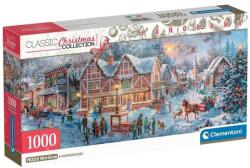 Clementoni 1000 db-os Panoráma puzzle - Karácsonyi készülődés (39927) (39927)