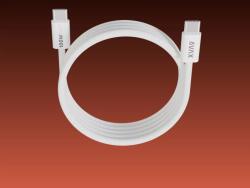 AVAX USB 2.0 Type C Összekötő Fehér 1m CB610W 2db (2 X AVAX CB610W)