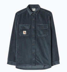 Kaotiko Courduroy férfi ing Minimal kékes-szürke