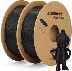Alzament PLA Basic Dualpack 2x1kg Black (ALZMNTDL02)