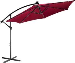 STILISTA umbrelă de grădină LED cu mâner, 3 m, roșu (30040039)