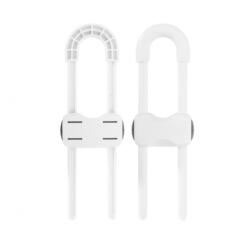 Zopa szekrényzár 2db fehér