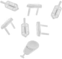 Zopa biztonsági konnektorzár kulccsal 6db fehér