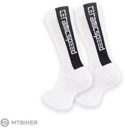 CeramicSpeed könnyű országúti zokni, fehér (L)