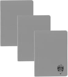 DACO Set 3 x Caiet Daco A5, 48 file, 70 g/mp, dictando, coperta plastic, Gri (CT549DR/GRI-3BUC/SET)
