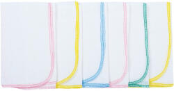 Bubaba Set 6 scutece tetra, Bubaba, Din bumbac, Cu multiple intrebuintari, 40x40 cm, Placute la atingere si practice, 0 luni+, Multicol (5721)