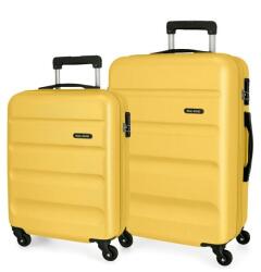 ROLL ROAD Flex Okkersárga, ABS utazótáska szett, 55-65cm, 584956D