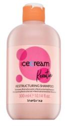Inebrya Ice Cream Keratin Restructuring Shampoo șampon hrănitor impotriva incretirii părului 300 ml