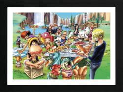 GB eye Posterul înrămat GB eye Animation: One Piece - Hot-Dog Party (GBYDCO585)