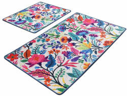 Chilai Home Set 2 covorase de baie Chilai Home 359CHL2367, Tesatura catifea 100% antibacteriana, Multicolor (359CHL2367) Covor baie