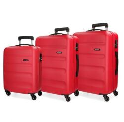 ROLL ROAD Flex Red, ABS utazótáska készlet, 55-65-75cm, 5849464
