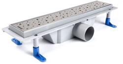 Styron zuhanyfolyóka 400 mm-es Drops ráccsal (STY-D-040)