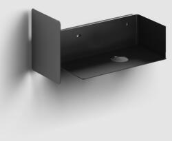 Clou New Flush consolă 44x18x21.2 cm sub chiuveta pe perete negru CL/07.36. 430.21 (CL073643021)