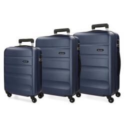 ROLL ROAD Flex Navy Blue, ABS utazótáska készlet, 55-65-75cm, 5849462