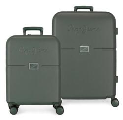  Luxus ABS utazótáska készlet 70cm/55cm PEPE JEANS ACCENT Verde, 7699533
