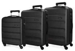 ROLL ROAD Flex Black, ABS utazótáska készlet, 55-65-75cm, 5849460