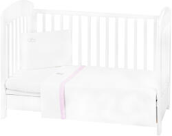KikkaBoo Бебешки спален комплект с бродерия Kikkaboo - Dream Big, EU Style, 70 х 140, Pink, 3 части (41101030160)