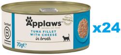 Applaws Cat Sajtos tonhal húslevesben 24x70 g